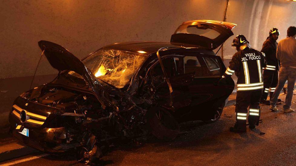 Pauroso frontale sotto la galleria Casaleo