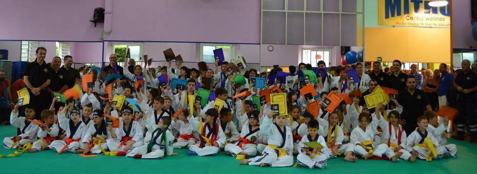 Ju jitsu: i passaggi di cintura degli allievi Wjjf 