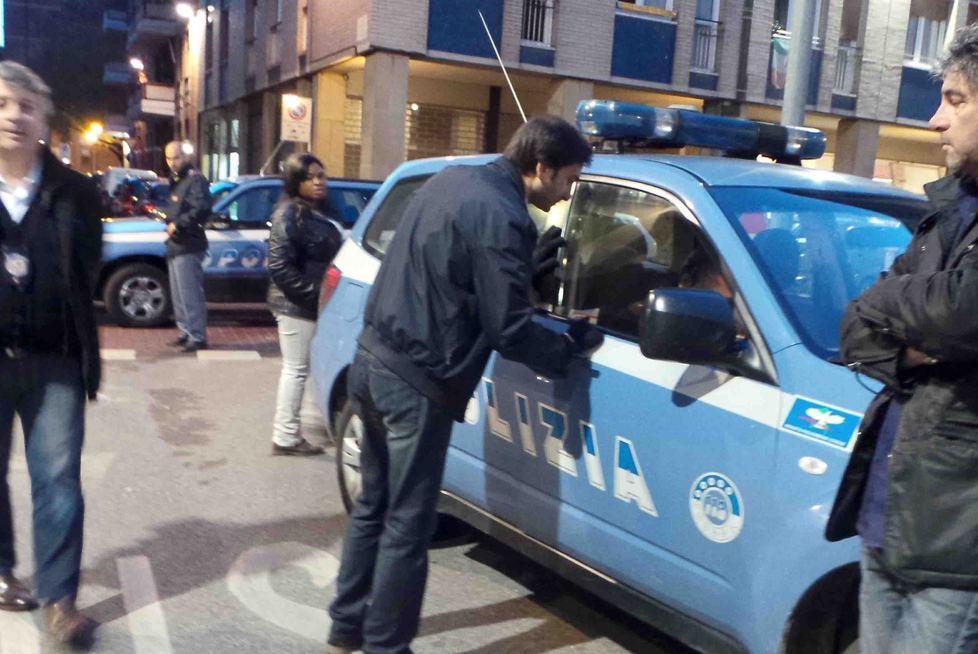 Ancora controlli della polizia In zona grattacielo e stazione 