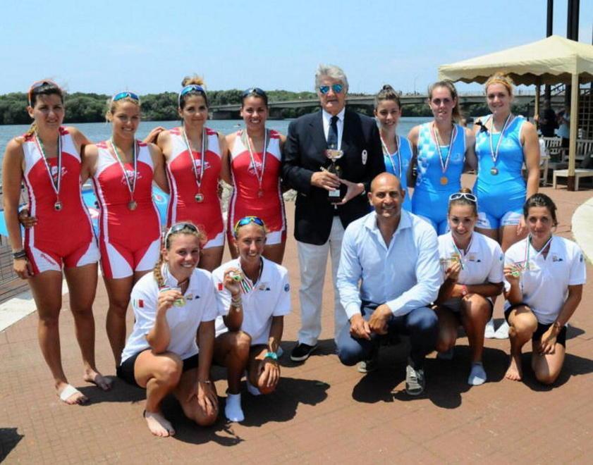 Doppio argento per la Canottieri Arno 
