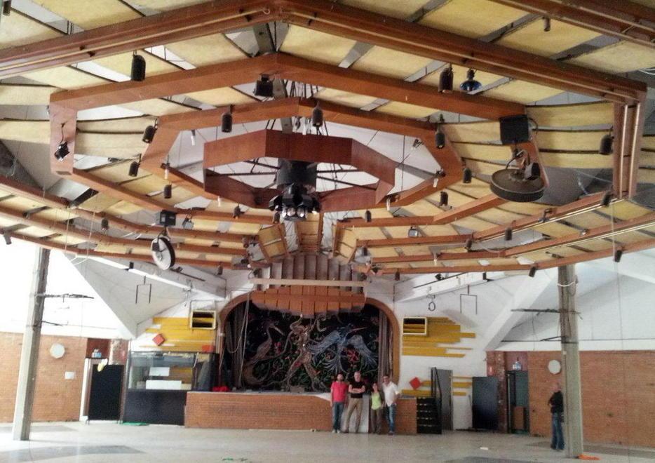 Architetti già al lavoro alla sala Eden 