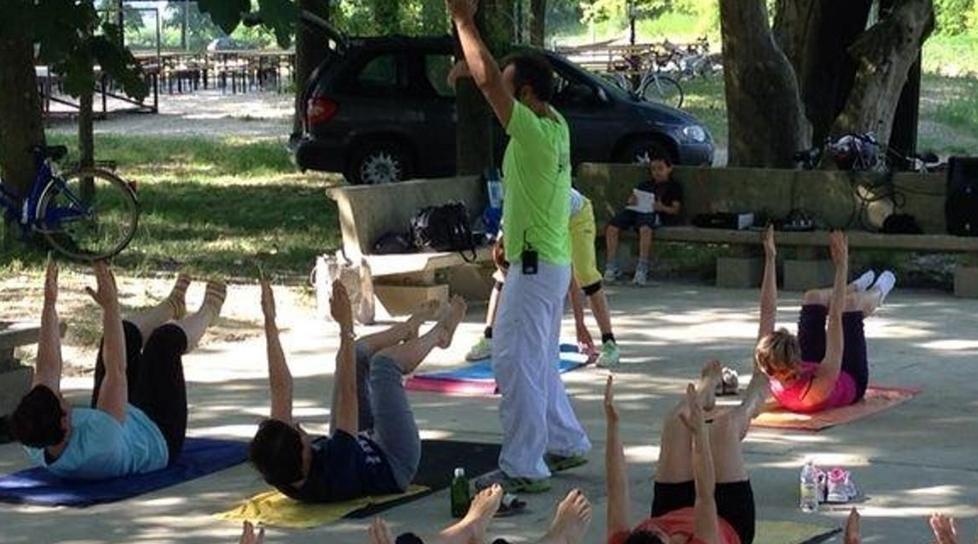Da giugno fino a settembre sport e fitness in golena