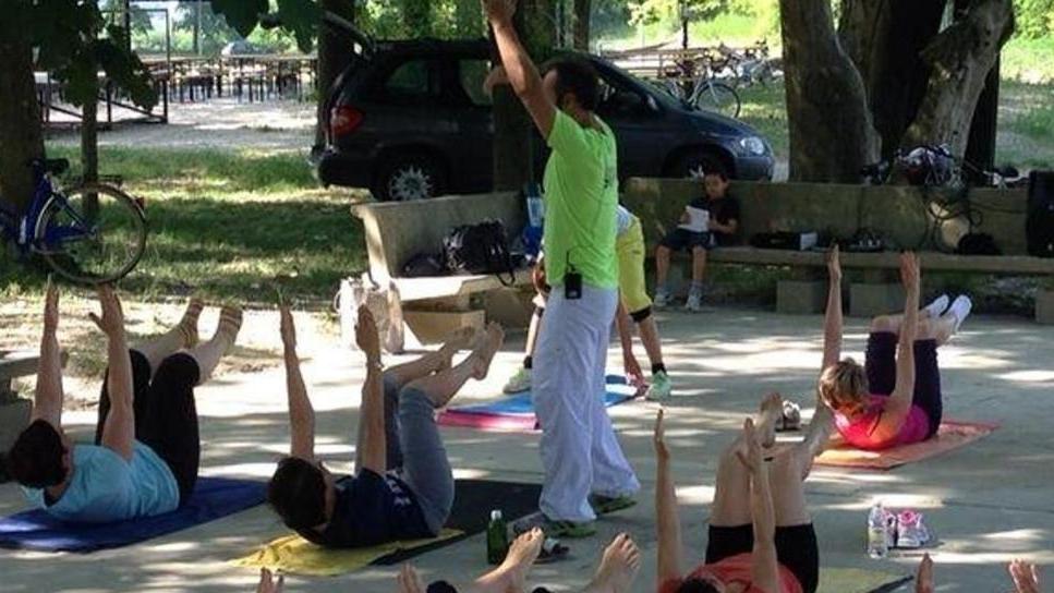 Da giugno fino a settembre sport e fitness in golena