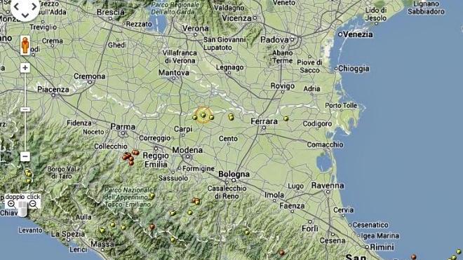 Terremoto, scossa nella notte tra Modena e Mantova
