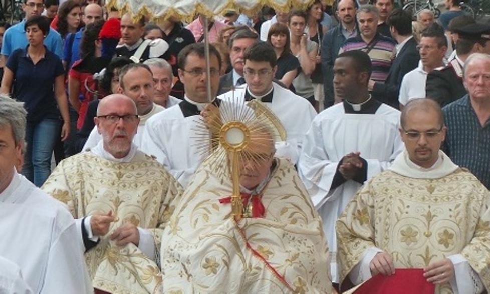 La processione del Corpus Domini