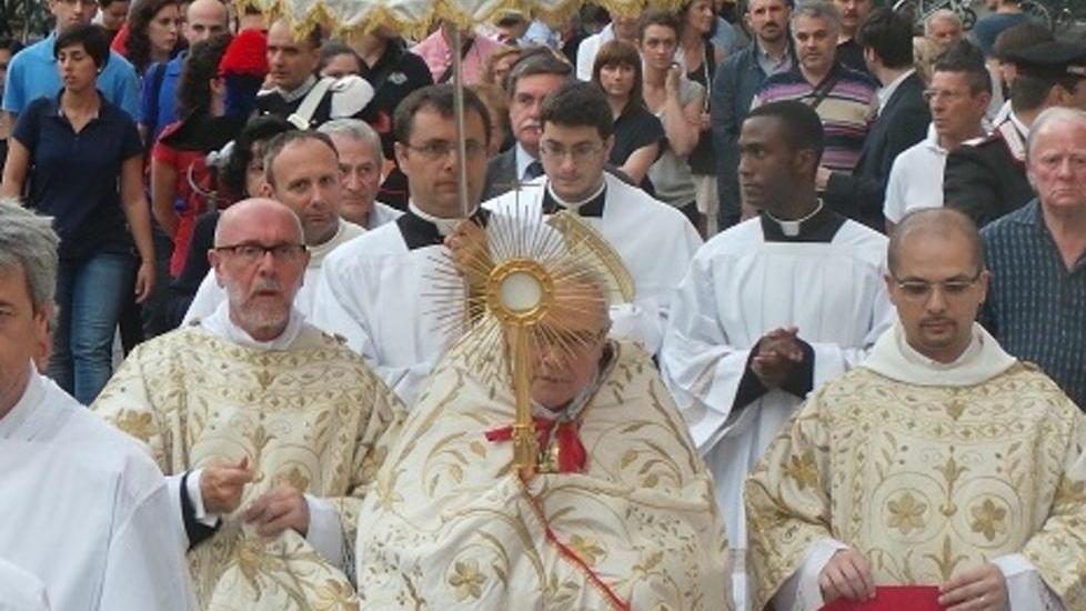 La processione del Corpus Domini