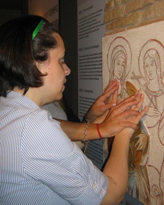 La mostra di Gozzoli per i ciechi