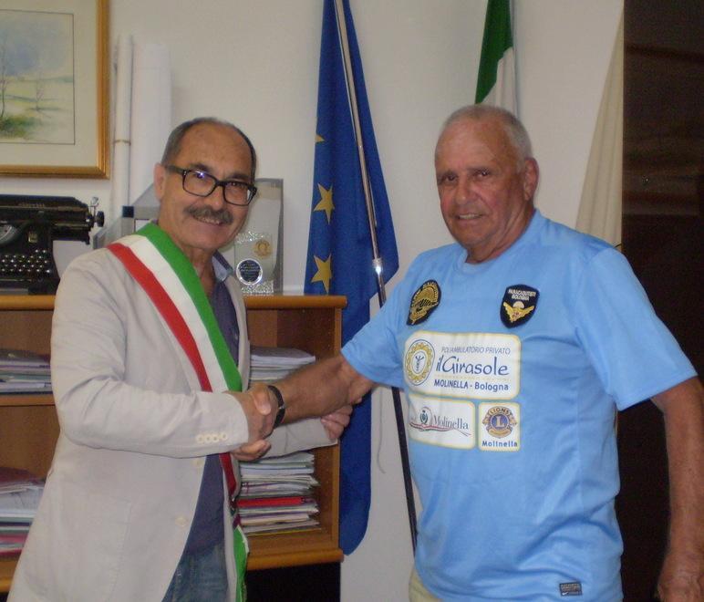 Bolotana, visita dell’ex alpino partito a piedi da Ventimiglia