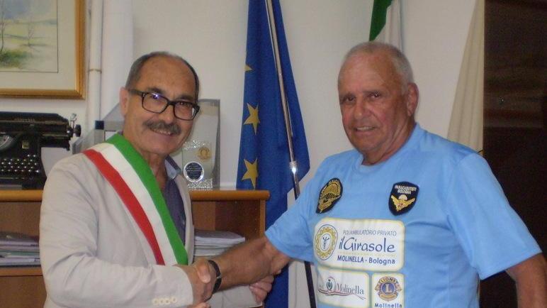Bolotana, visita dell’ex alpino partito a piedi da Ventimiglia
