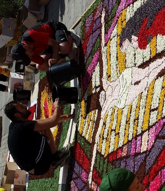 L’Infiorata ha invaso il centro di Pieve FOTO FOTO/1 