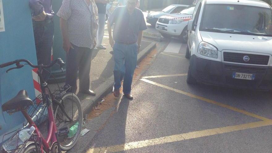 Giovane investita vicino allo stadio