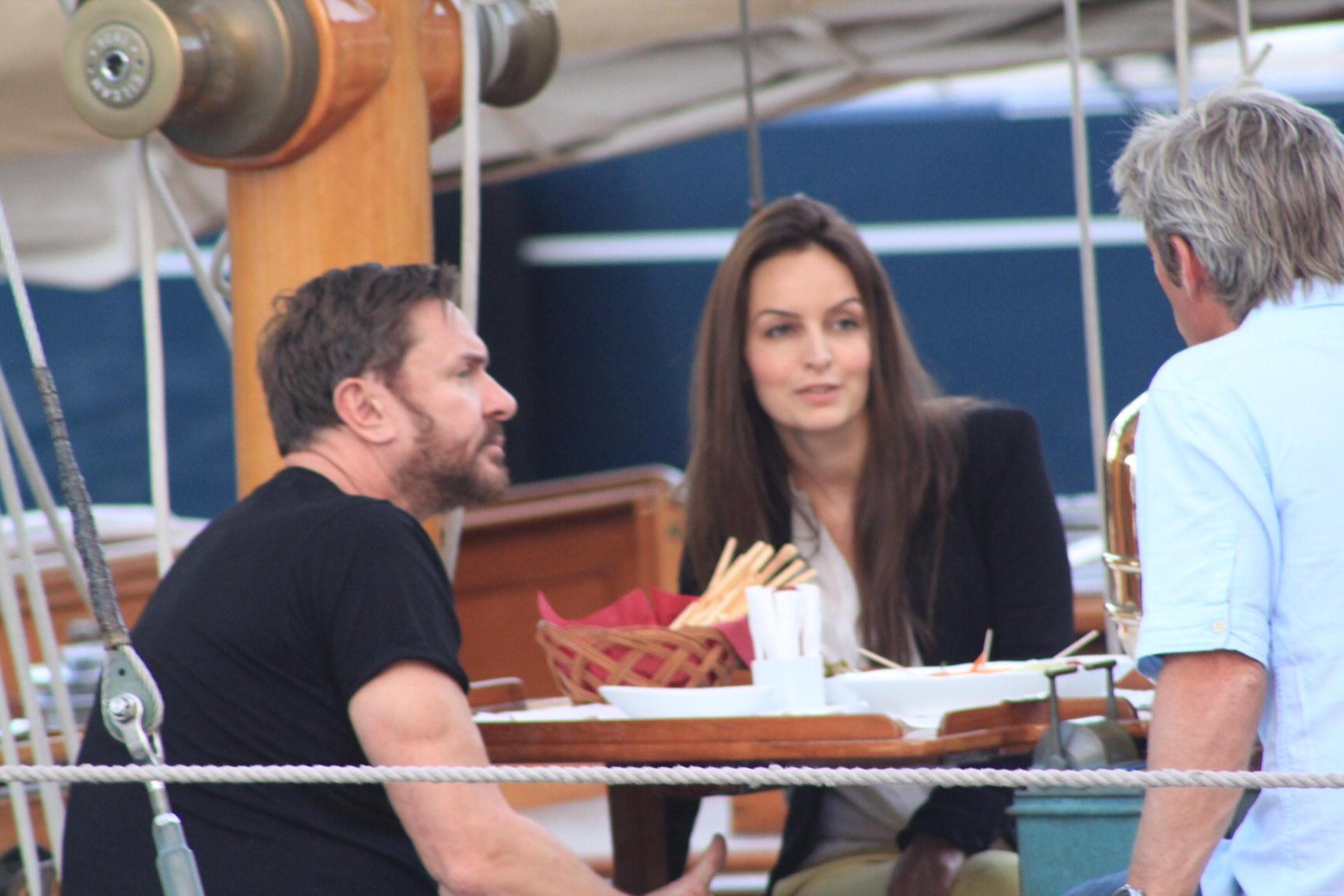 Simon Le Bon in barca a vela all'Argentario 