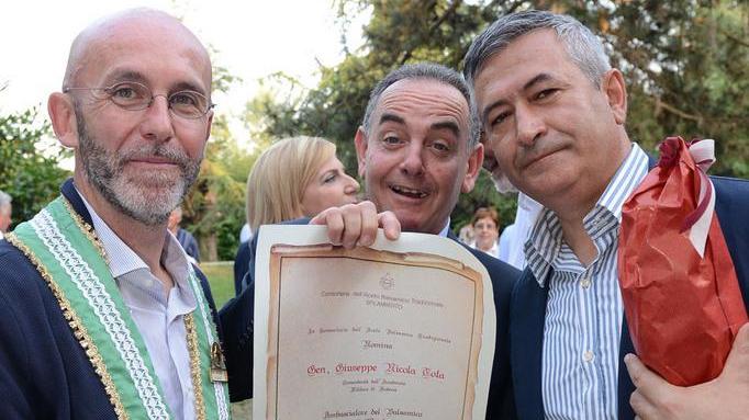 Il generale Tota terzo ambasciatore del Balsamico