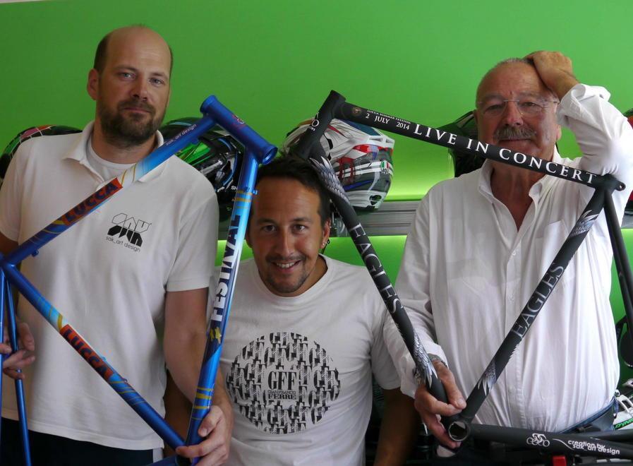 Con le bici per gli Eagles un aiuto ai bimbi down 