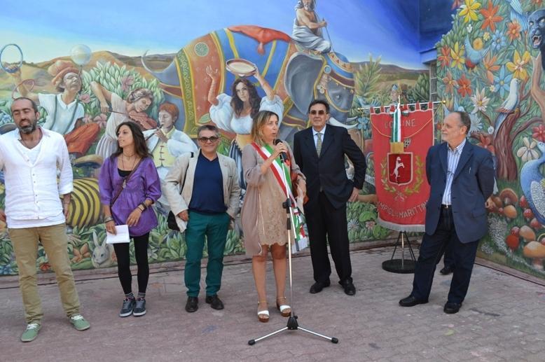 Ecco l’affresco realizzato dai ragazzi