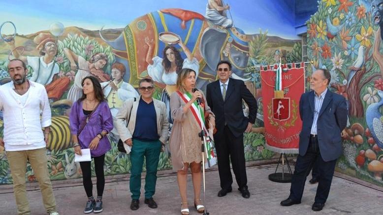 Ecco l’affresco realizzato dai ragazzi