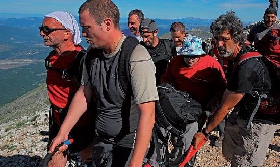 Villa Minozzo, una carrozzina da montagna per disabili 