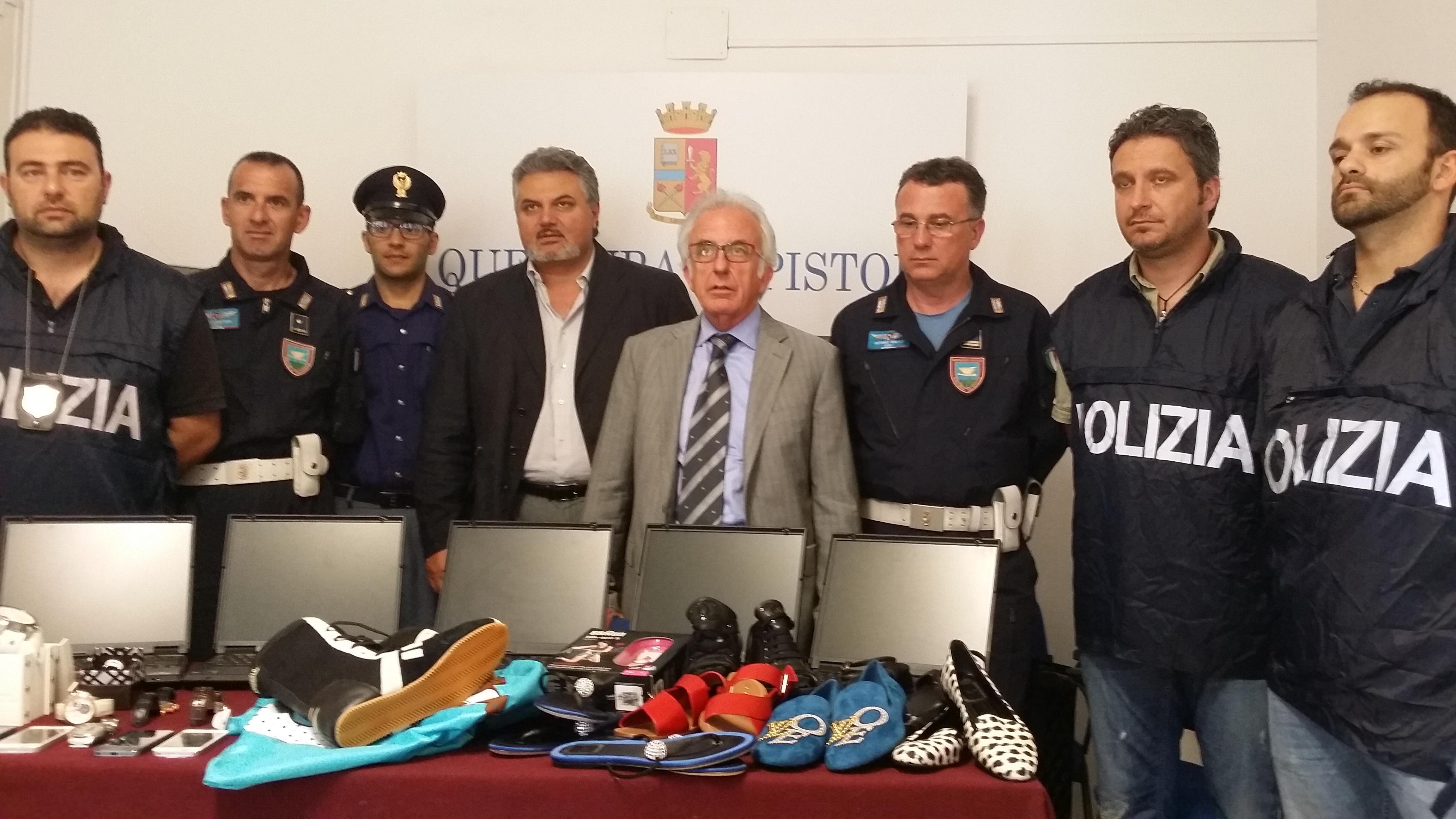 Otto arresti per i furti nei negozi in Valdinievole 