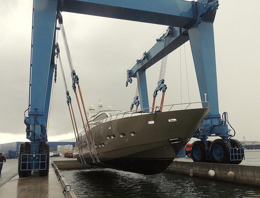 Super yacht per un big del calcio 