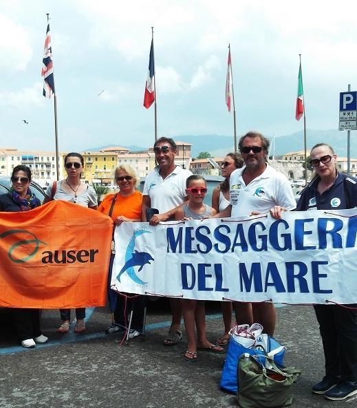 Anche i Messaggeri del Mare contro la Concordia a Genova