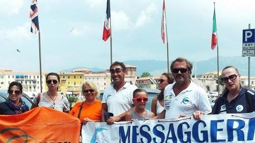 Anche i Messaggeri del Mare contro la Concordia a Genova