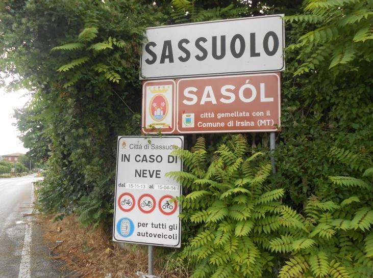 I cartelli “Sasòl” non saranno tolti 