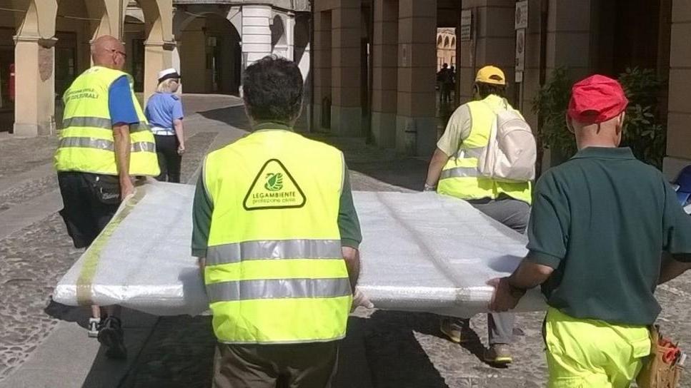 La protezione civile salva anche le opere d’arte