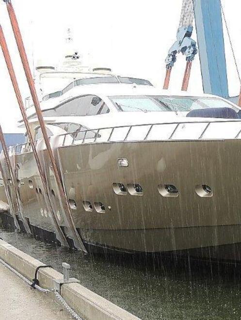 Il super yacht di un big del calcio 