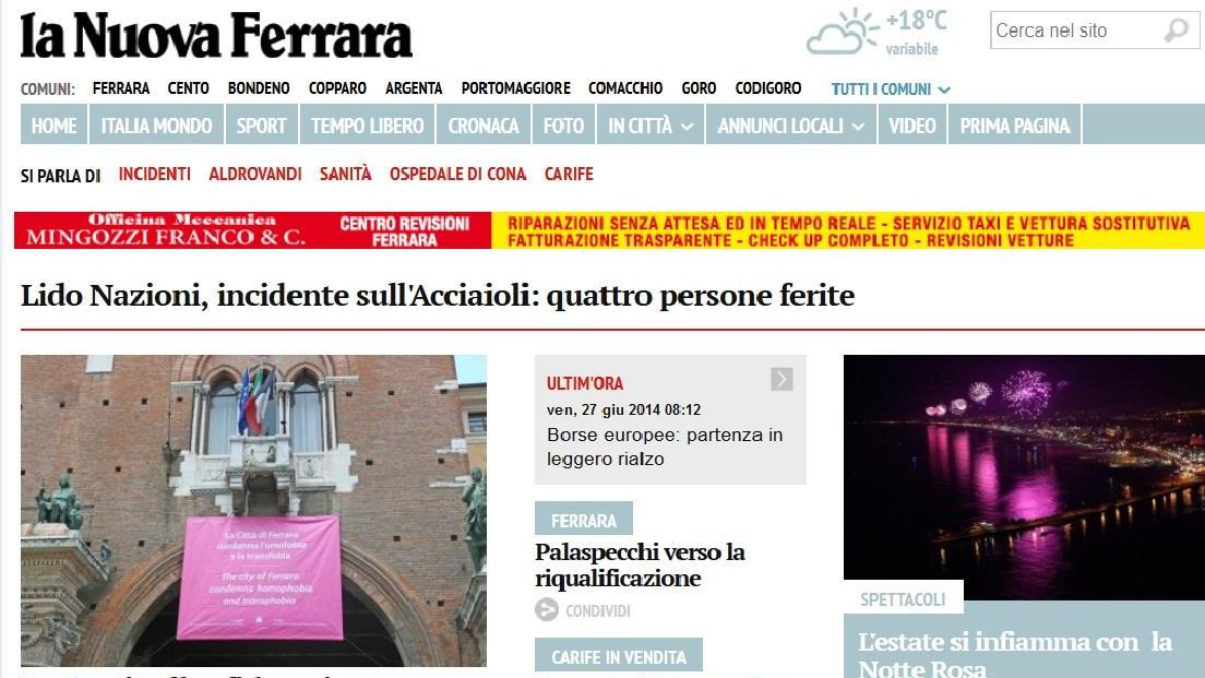la Nuova Ferrara web