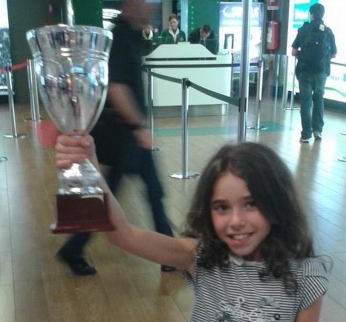 Rossana, campionessa di tennis tavolo