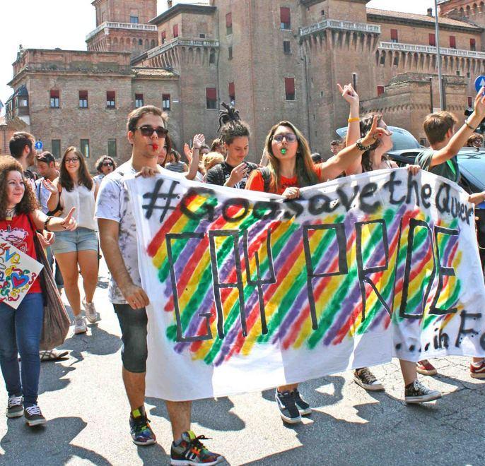Gay pride, corteo ferrarese 