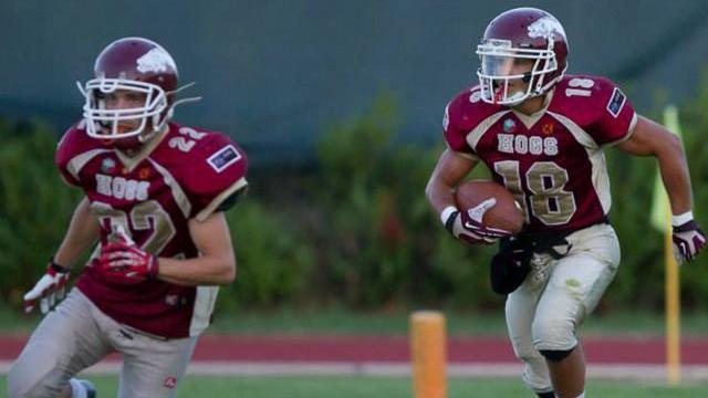 Football americano, finisce in semifinale il sogno degli Hogs