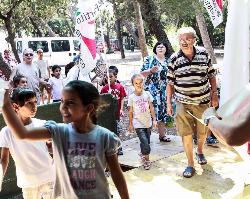 Dal campo profughi in vacanza a Pistoia 