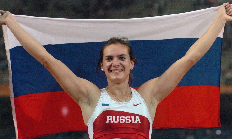  Fiocco rosa per Yelena Insinbayeva