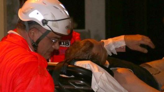 Ricoverato a Parma per le gravi ustioni