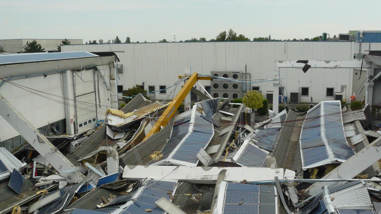 Un'azienda distrutta dal terremoto del 2012