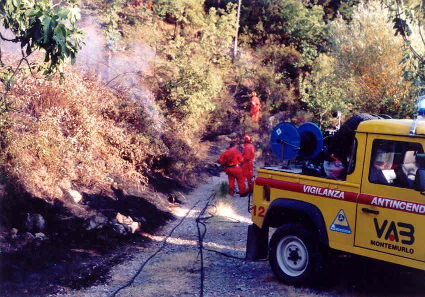 Via al servizio di vigilanza contro gli incendi boschivi 