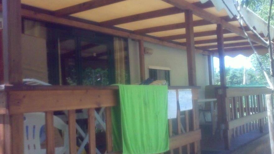 Sigilli alle case mobili del Camping Bosco verde