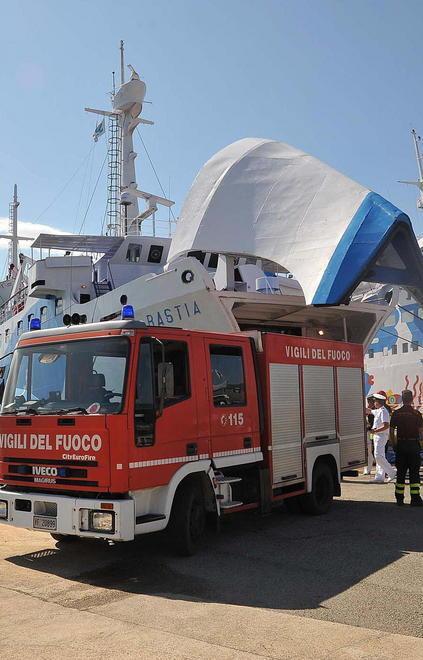Sos incendio, ma era esercitazione 