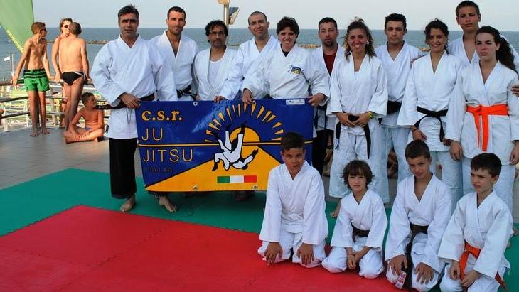 E a Lido Pomposa prove di ju jitsu