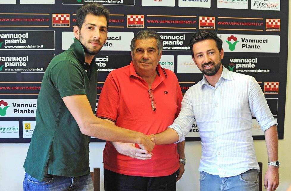 La Pistoiese presenta il portiere Edoardo Pazzagli 
