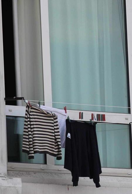 Al residence non vogliono i panni stesi