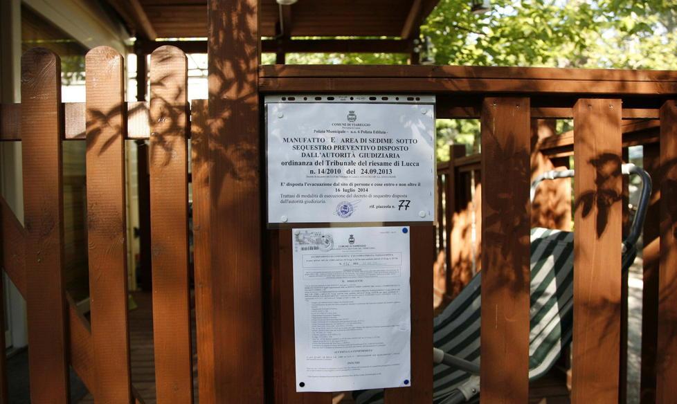 Sotto sequestro le casette nel camping 