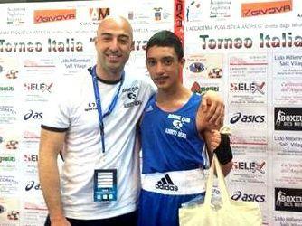 Daniele Oggiano combatte per una medaglia 