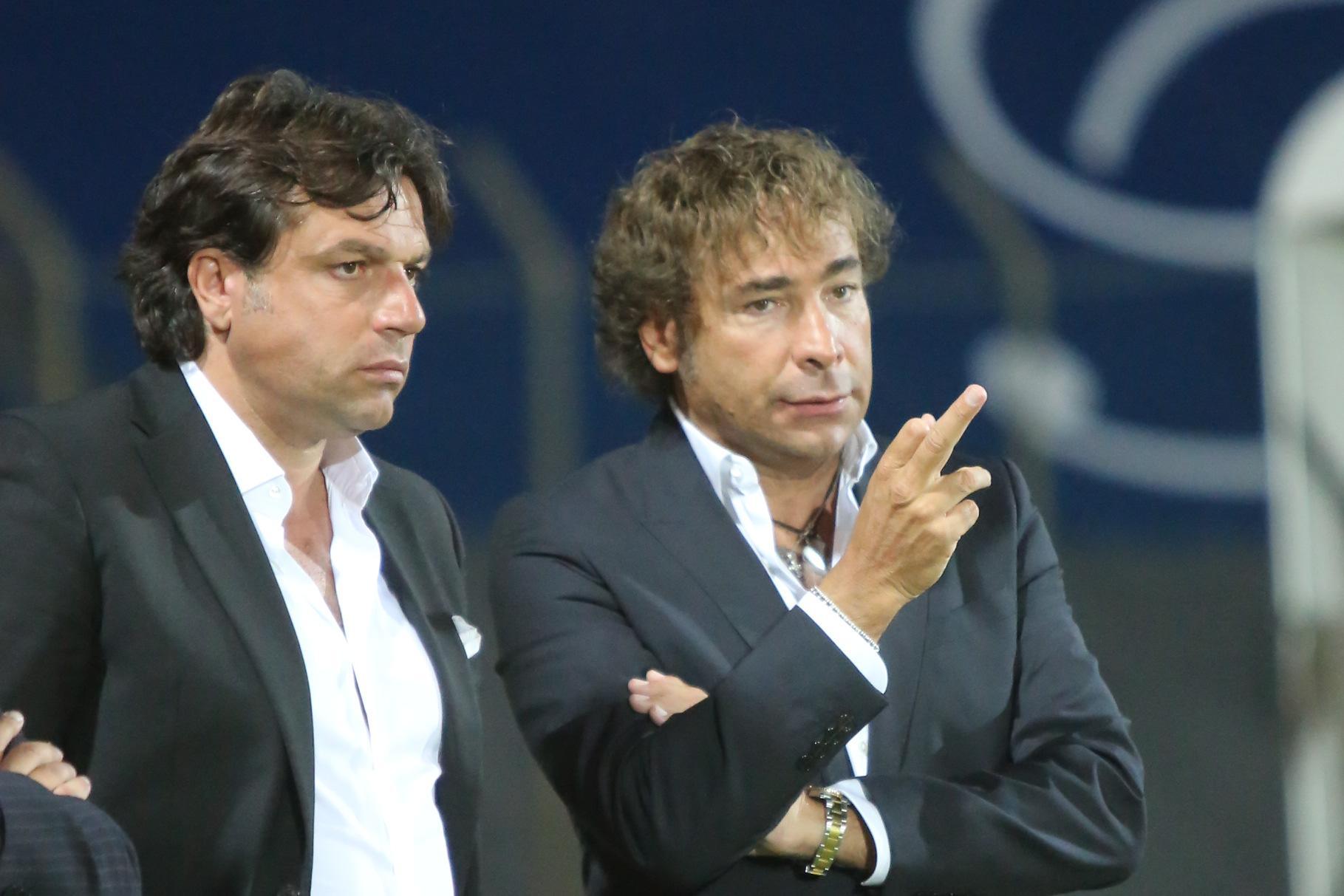 Il diesse Cristiano Giuntoli e il patron carpigiano Stefano Bonacini