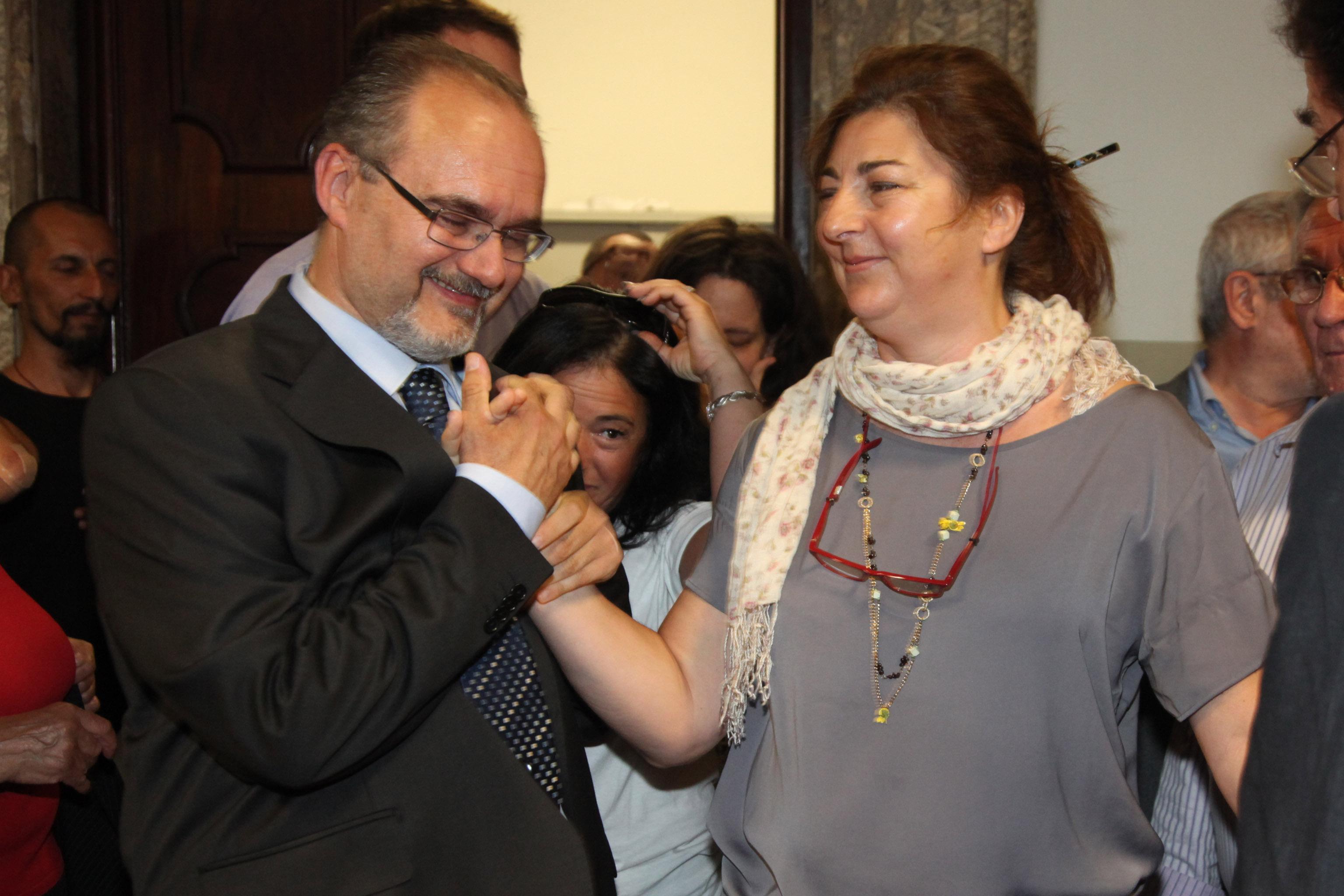 Lino Aldrovandi e Patrizia Moretti