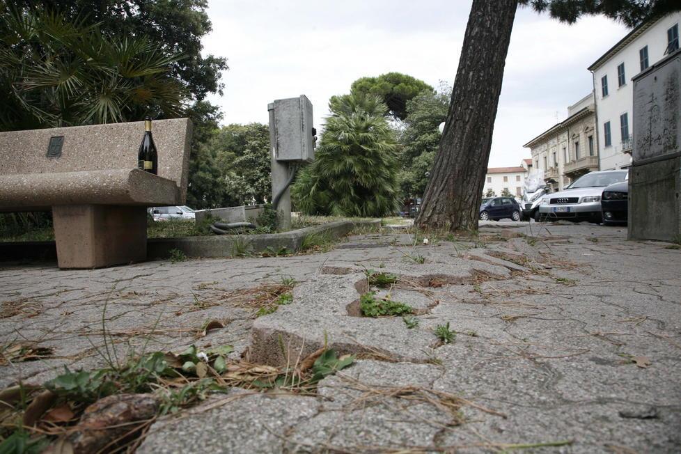 Cartoline da Viareggio, tra sporcizia e zero manutenzione 