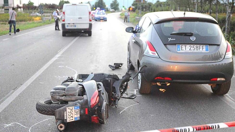 Scontro frontale a Chiazzano grave scooterista di 63 anni