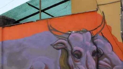 Un mega murale a tinte pop: così rivive la lizzatura