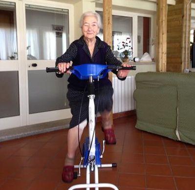 Maria Grazia, 101 anni, in formissima